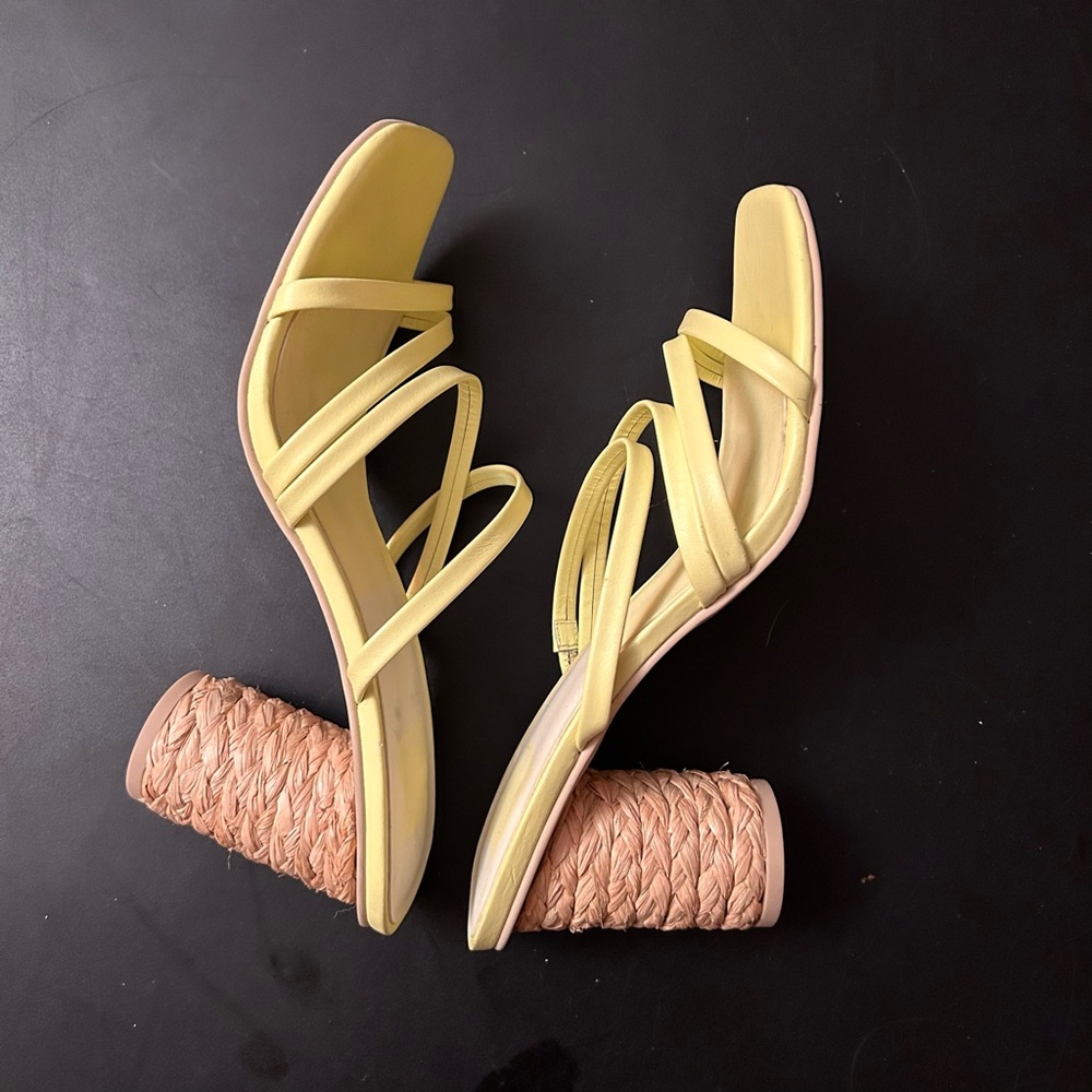 New Without Box dolce vita nova mule sandals Citron US 7.5